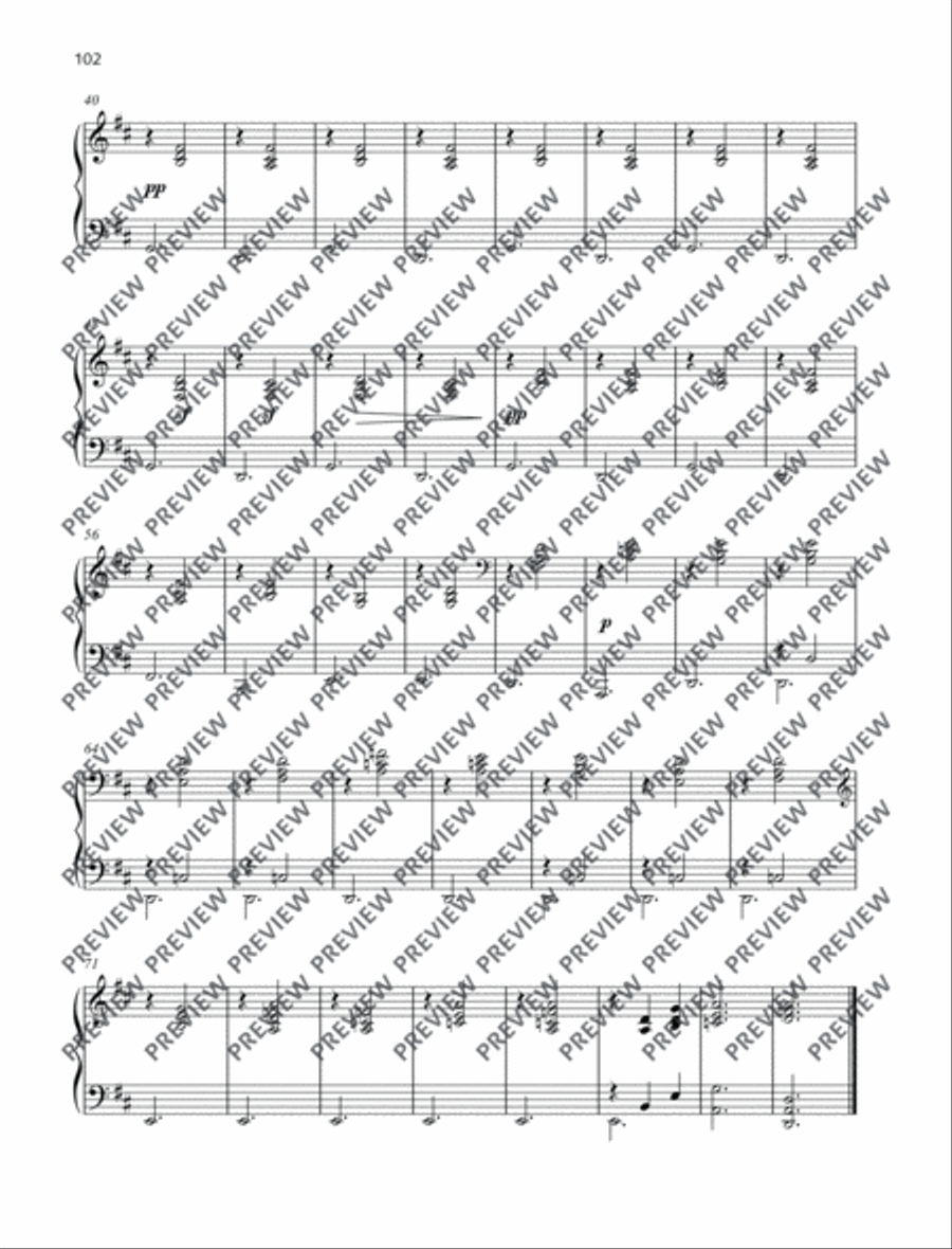 Gymnopédie No. 1 Gymnopédie No. 1 Piano Duet scores gallery preview page 4