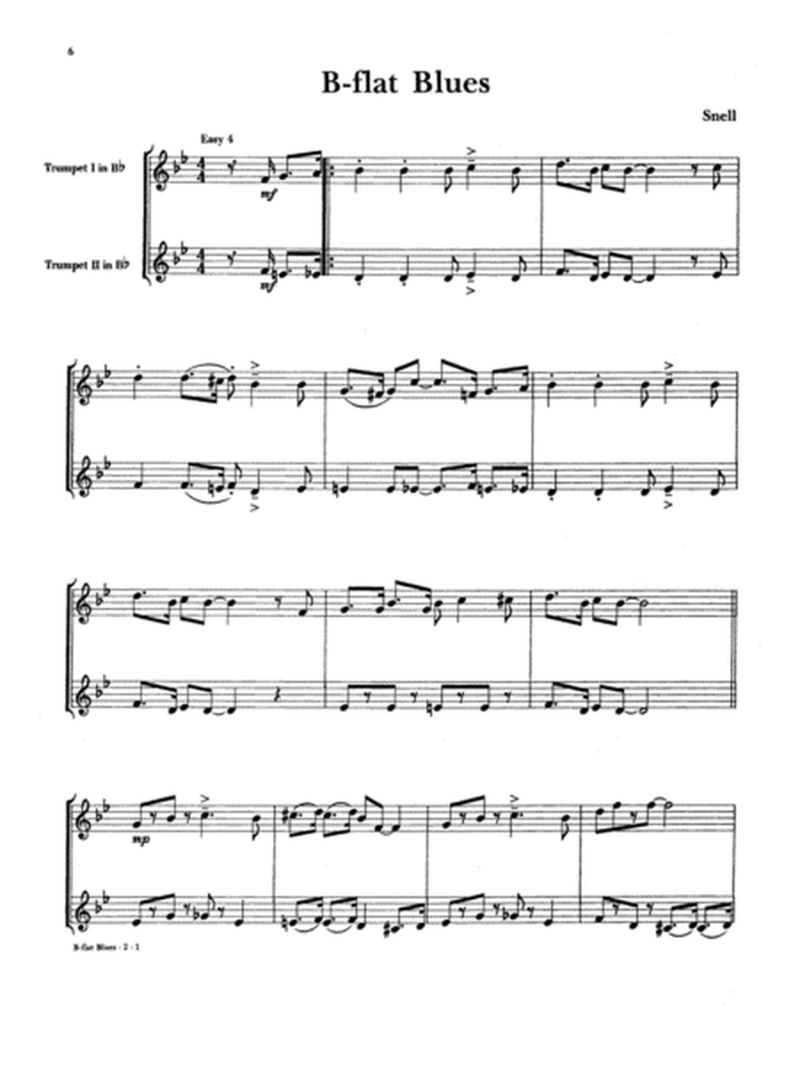 Belwin Master Duets (Trumpet), Volume 1