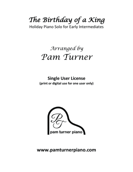 The Birthday of a King (Early Intermediate Piano Solo) image number null