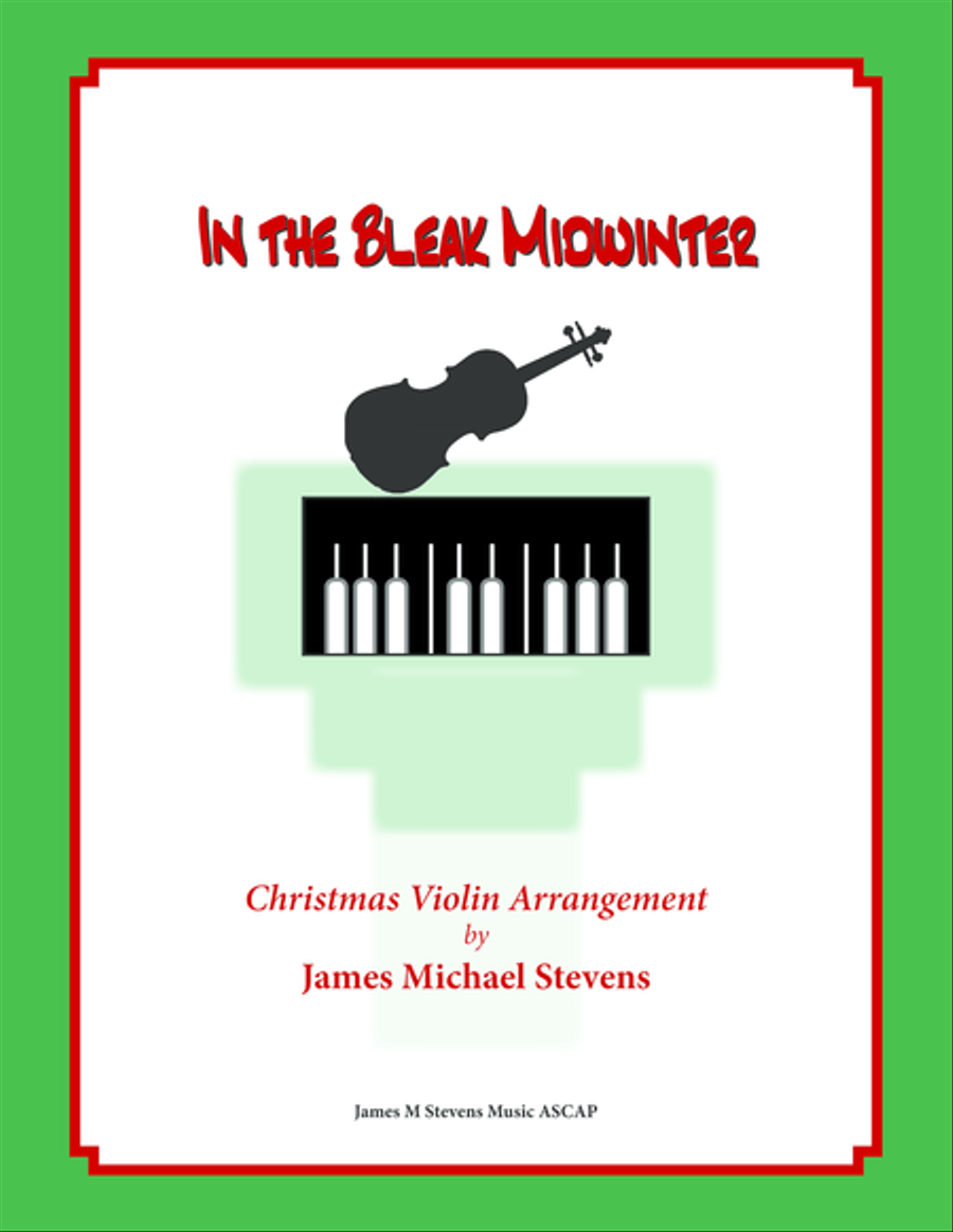 In the Bleak Midwinter - VIOLIN Violin Solo scores gallery preview page 1
