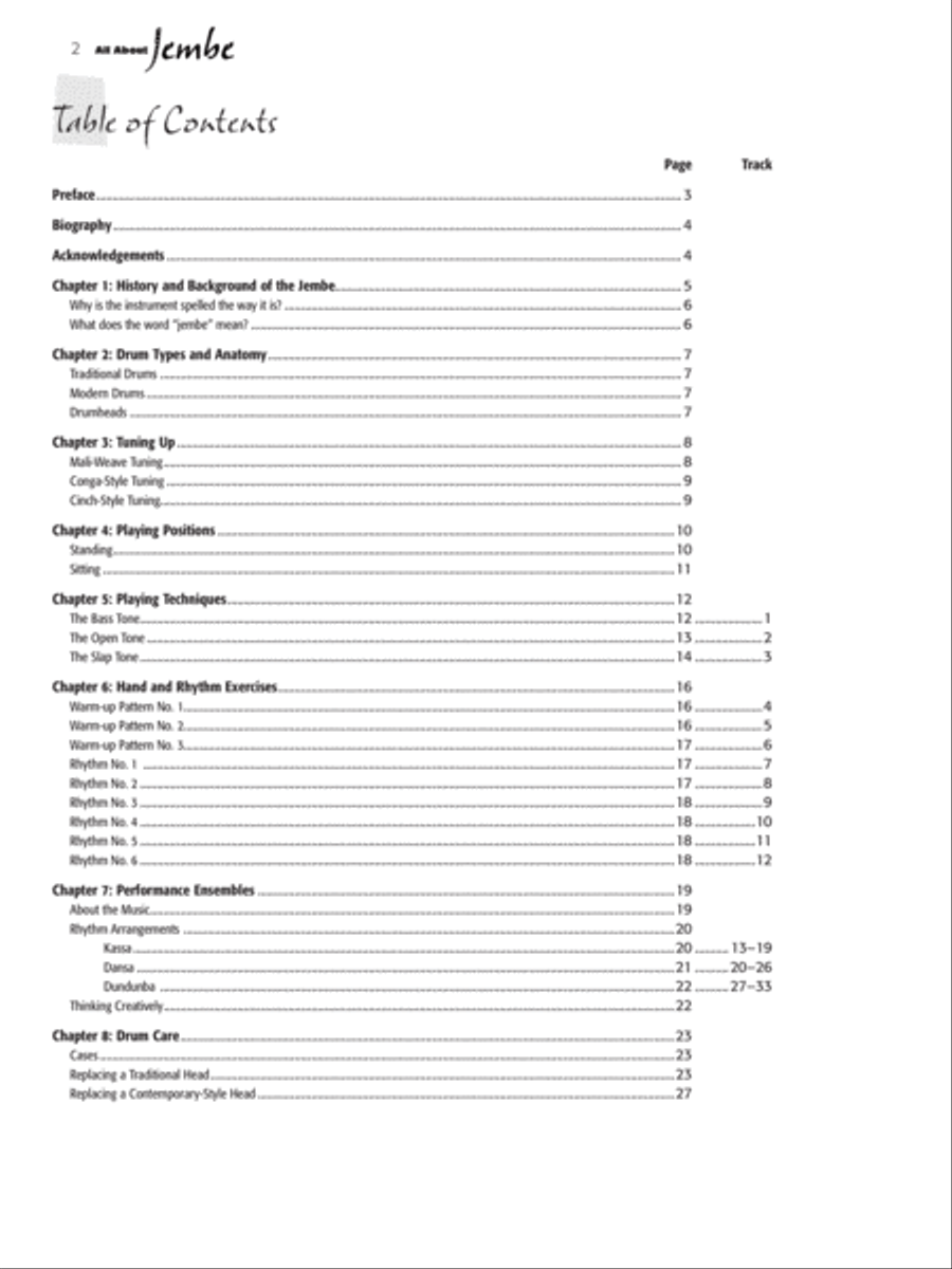 All About Jembe Percussion scores gallery preview page 2