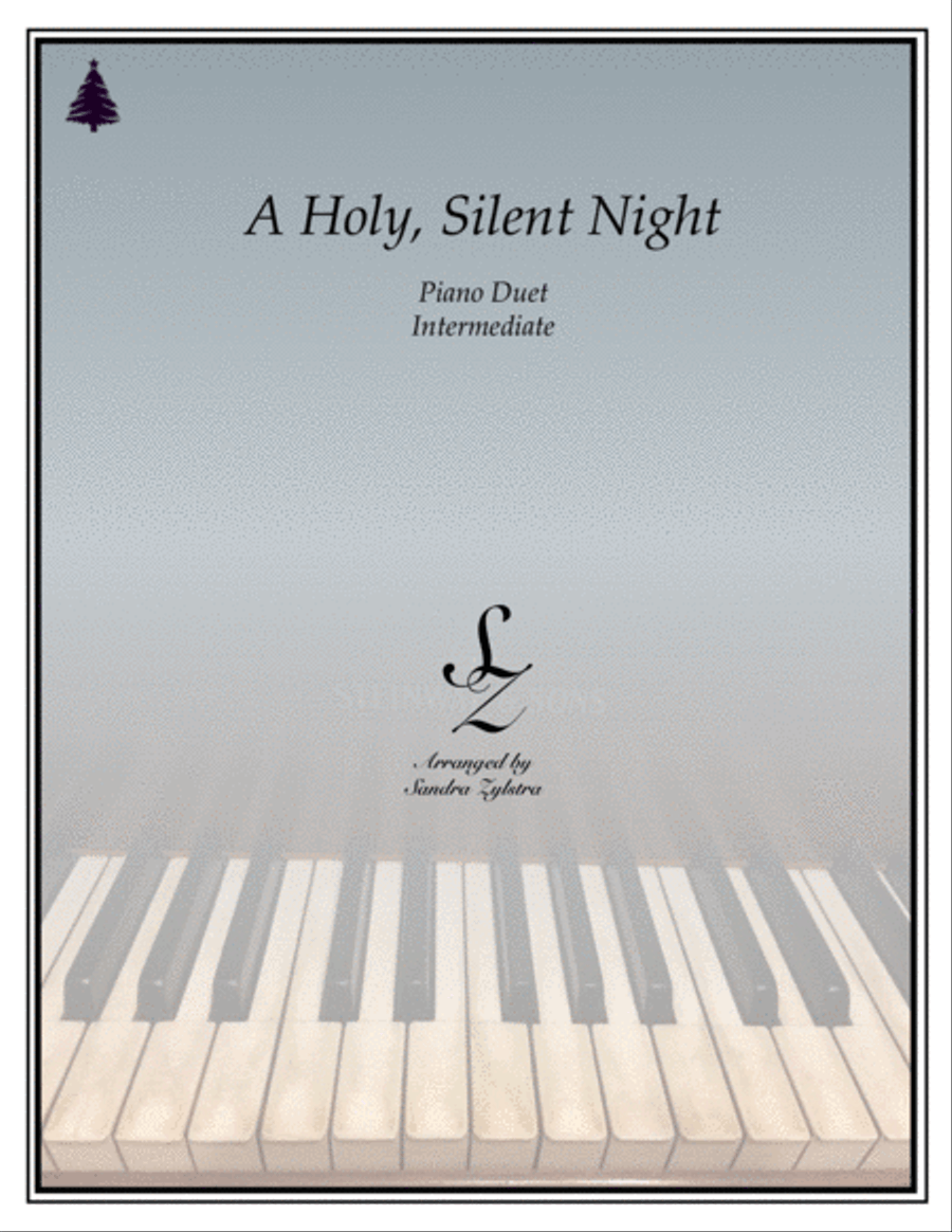 A Holy, Silent Night (1 piano, 4 hand duet) 1 Piano, 4-Hands scores gallery preview page 1