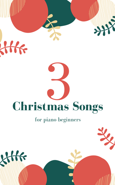 3 Christmas Songs for piano beginners (easy piano) image number null