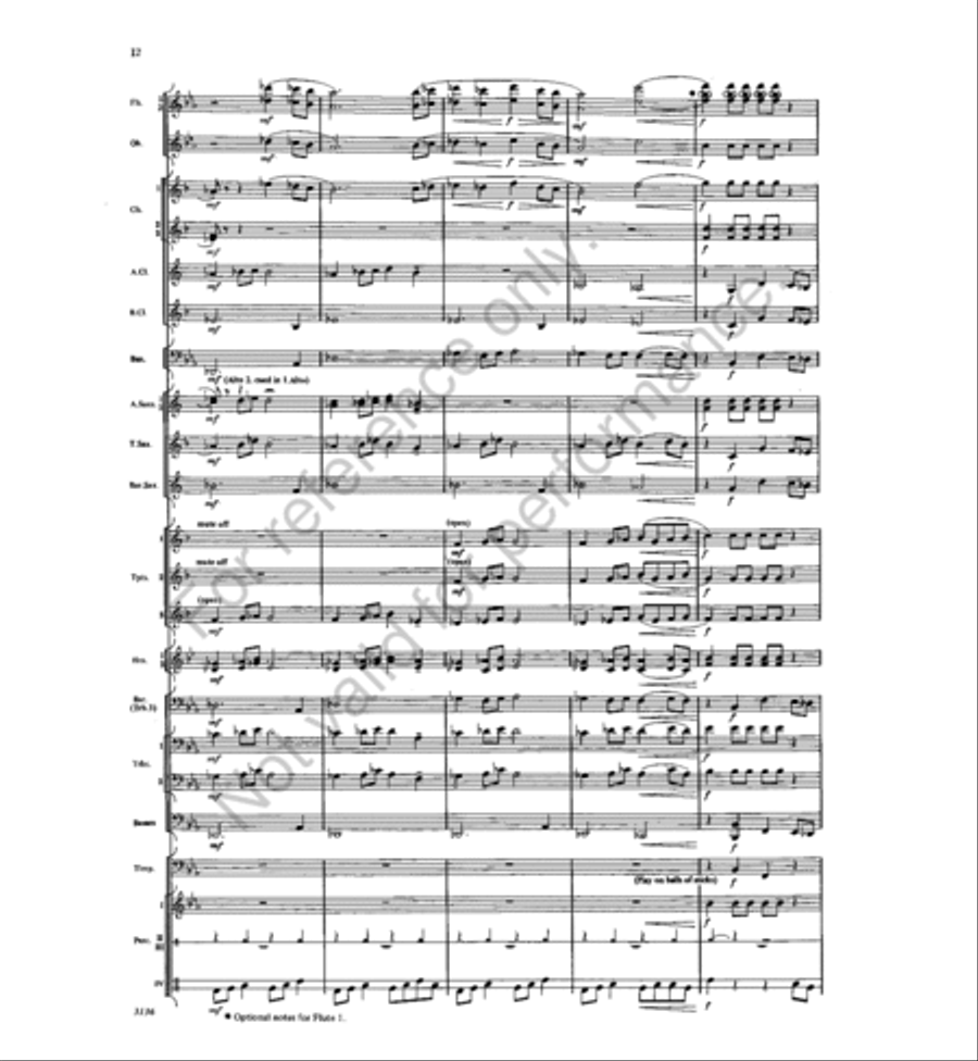 Prayer and Proclamation Concert Band scores gallery preview page 12
