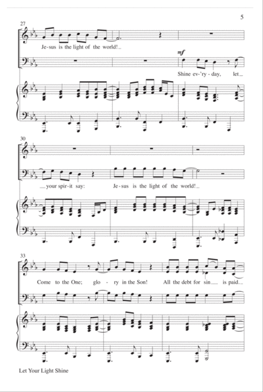 Easy Anthems, Vol. 8 Choir scores gallery preview page 7