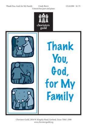 Book cover for Thank You, God, For My Family