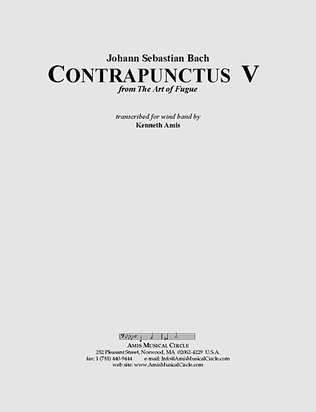 Contrapunctus 5 - STUDY SCORE ONLY