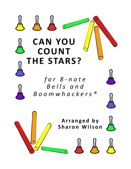 Can You Count the Stars? (for 8-note Bells and Boomwhackers with Black and White Notes) image number null