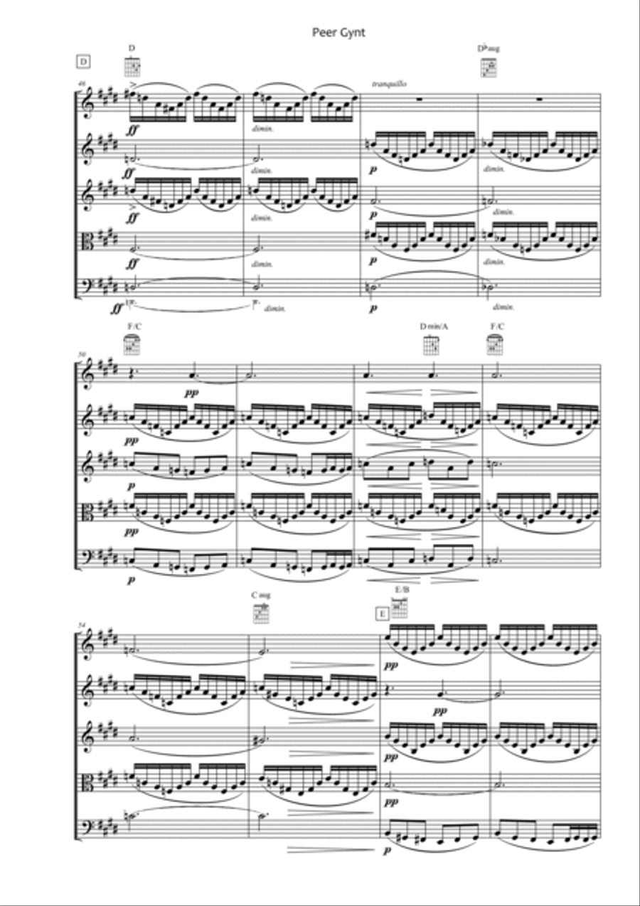 Peer Gynt School and Community scores gallery preview page 4