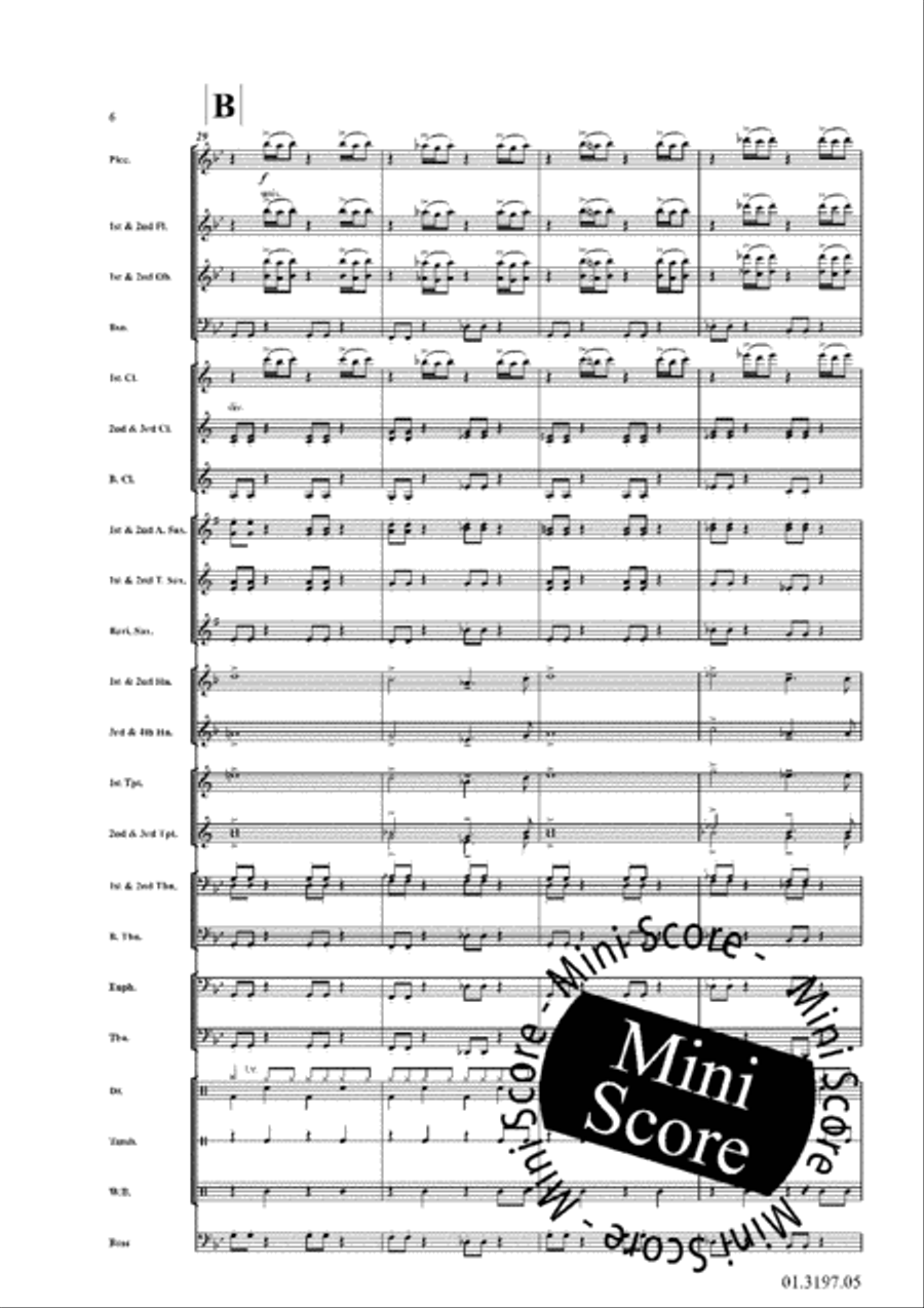 Joy Ride Concert Band scores gallery preview page 10