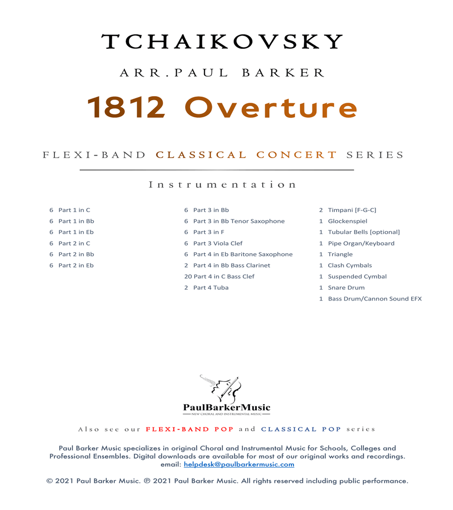 1812 Overture (Flexible Instrumentation) image number null