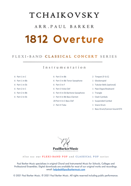 1812 Overture (Flexible Instrumentation) image number null