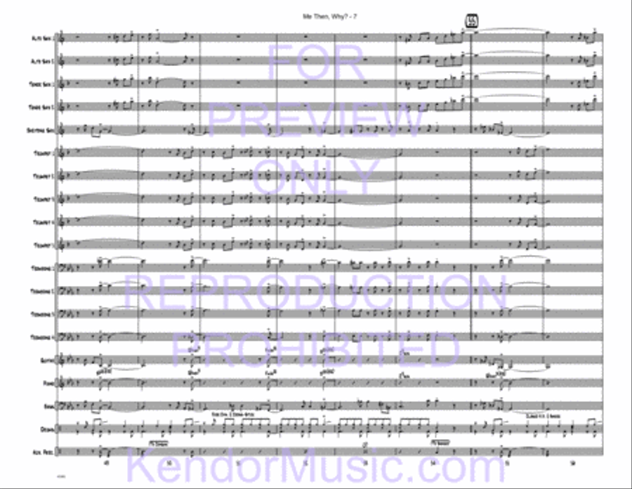 Me Then, Why? Me Then, Why? Jazz Ensemble scores gallery preview page 8