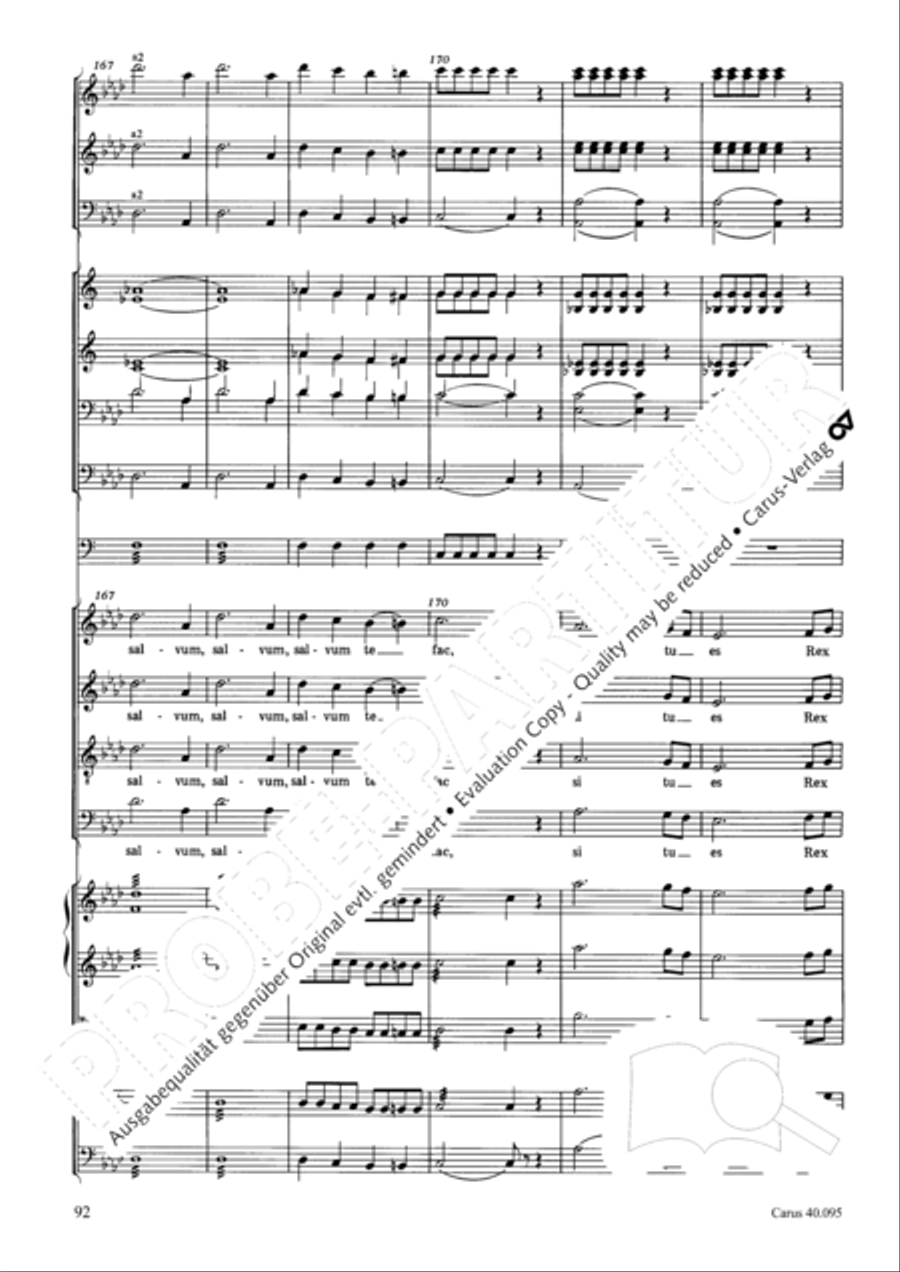 The Seven Words (Die Sieben Worte) 4-Part scores gallery preview page 107