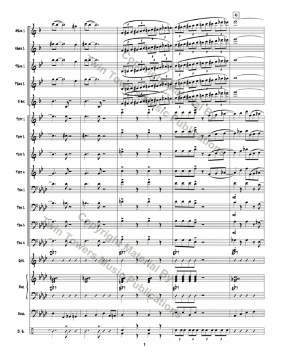 Junk Mix and Hubcap Sale Jazz Ensemble scores gallery preview page 10