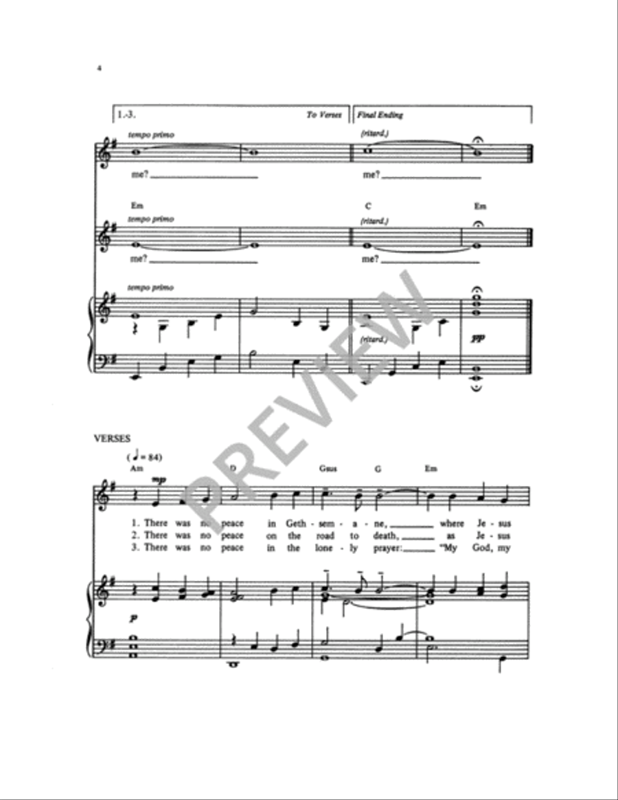 Jesus Wept Jesus Wept Piano scores gallery preview page 5
