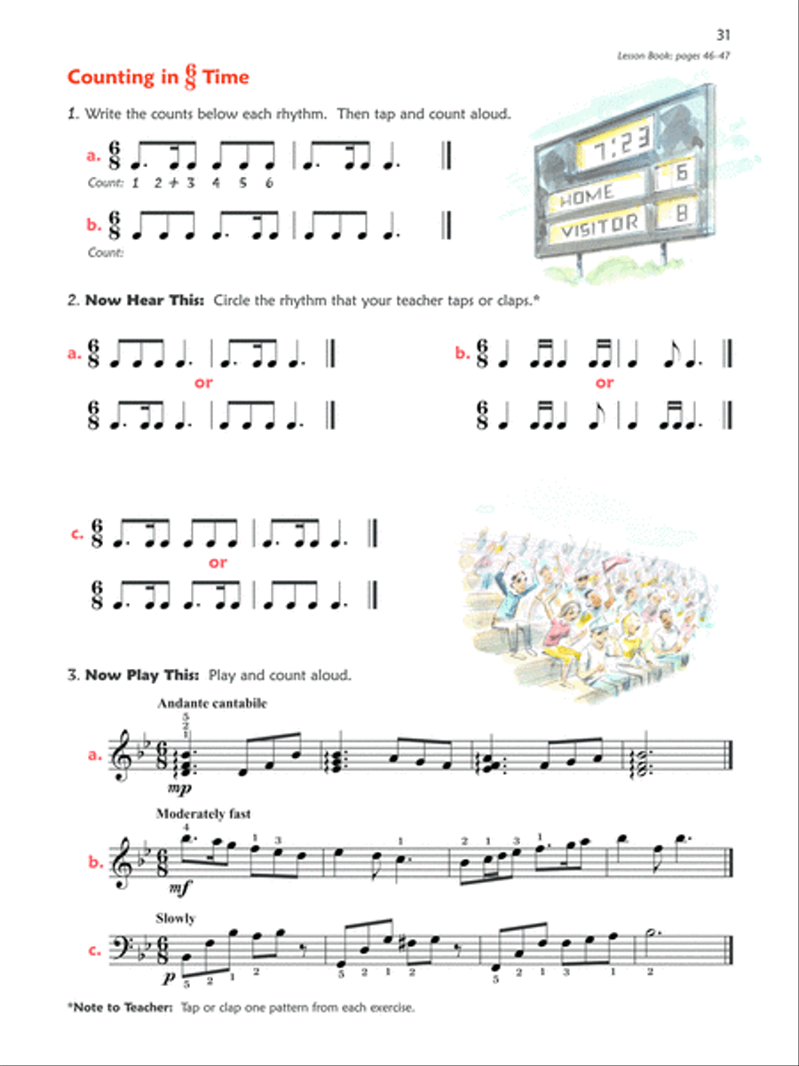 Premier Piano Course Theory, Book 5 Piano Method scores gallery preview page 5