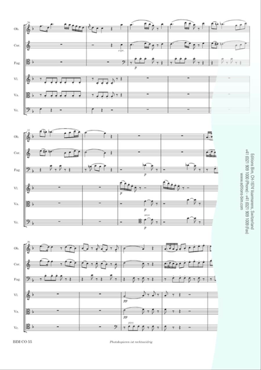 Sesteto No 2 Bassoon scores gallery preview page 4