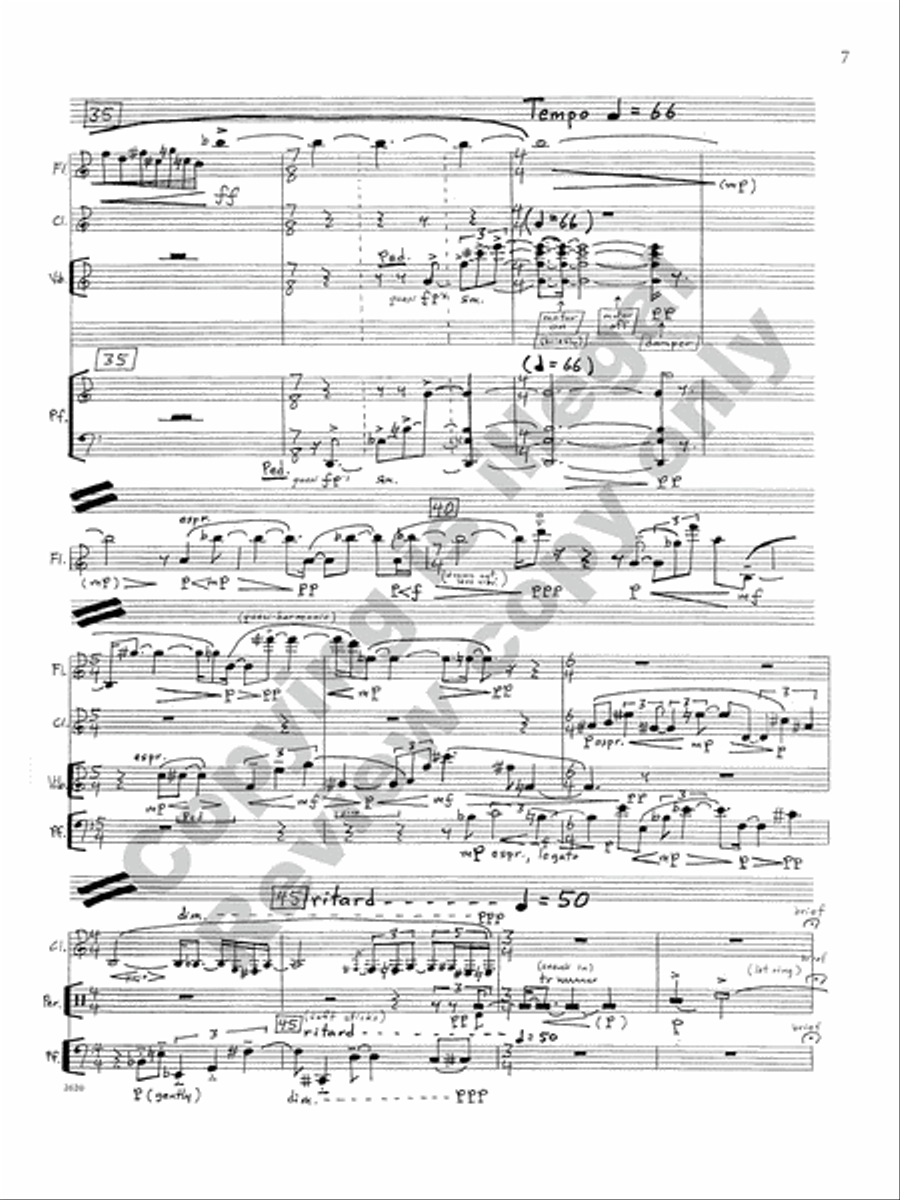 Chamber Concerto Clarinet scores gallery preview page 8