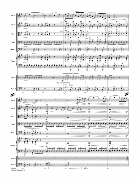 Freedom Rhapsody (based on "Follow the Drinking Gourd") - Conductor Score (Full Score)