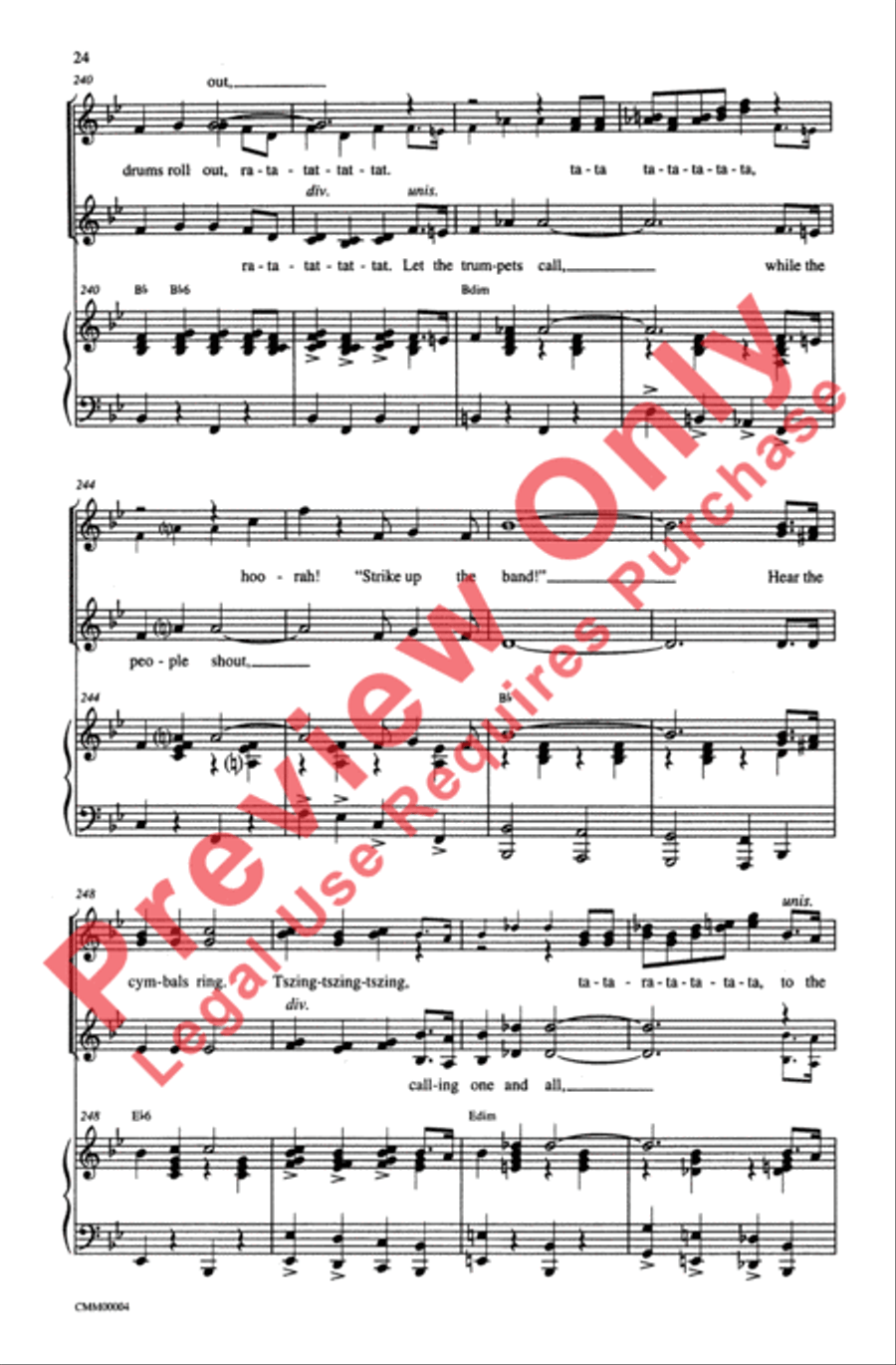 George Gershwin Medley George Gershwin Medley SSA scores gallery preview page 24