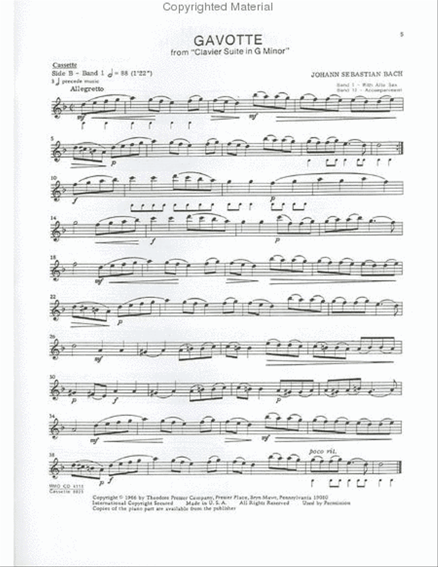 Beginning Alto Sax Solos - Volume 1 Alto Saxophone scores gallery preview page 2