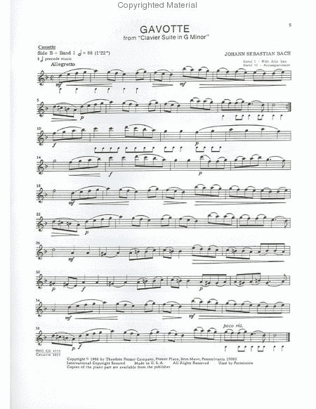 Beginning Alto Sax Solos - Volume 1 image number null