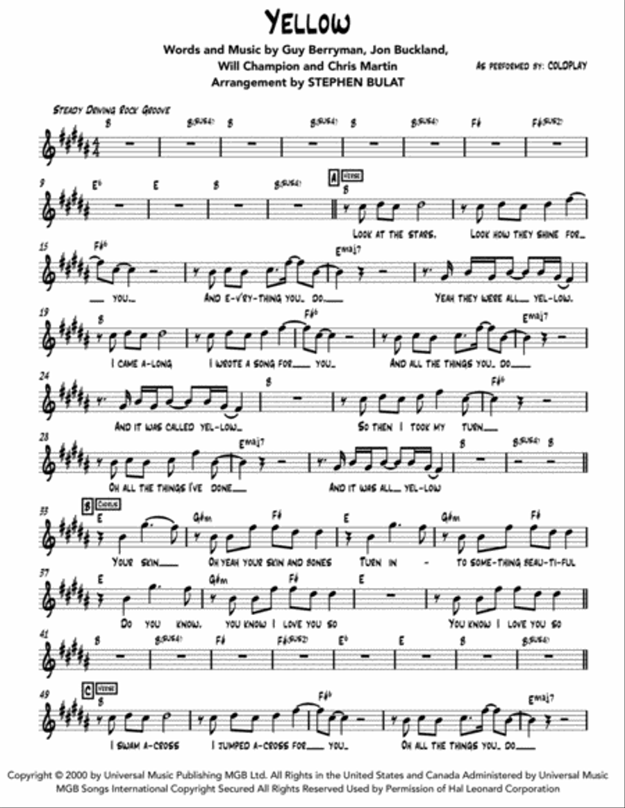 Yellow Small Ensemble scores gallery preview page 2