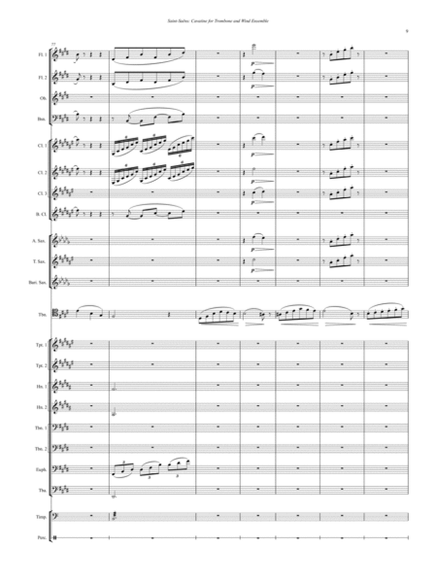 Cavatine for Trombone & Wind Ensemble image number null