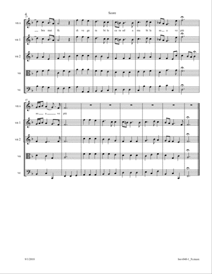 Handel: Aria: 