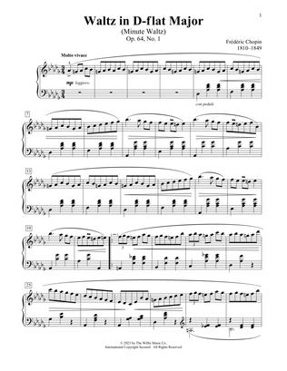 Waltz In D-Flat Major ("Minute Waltz"), Op. 64, No. 1
