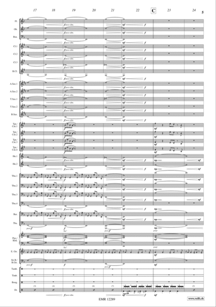 Shaft Concert Band scores gallery preview page 5