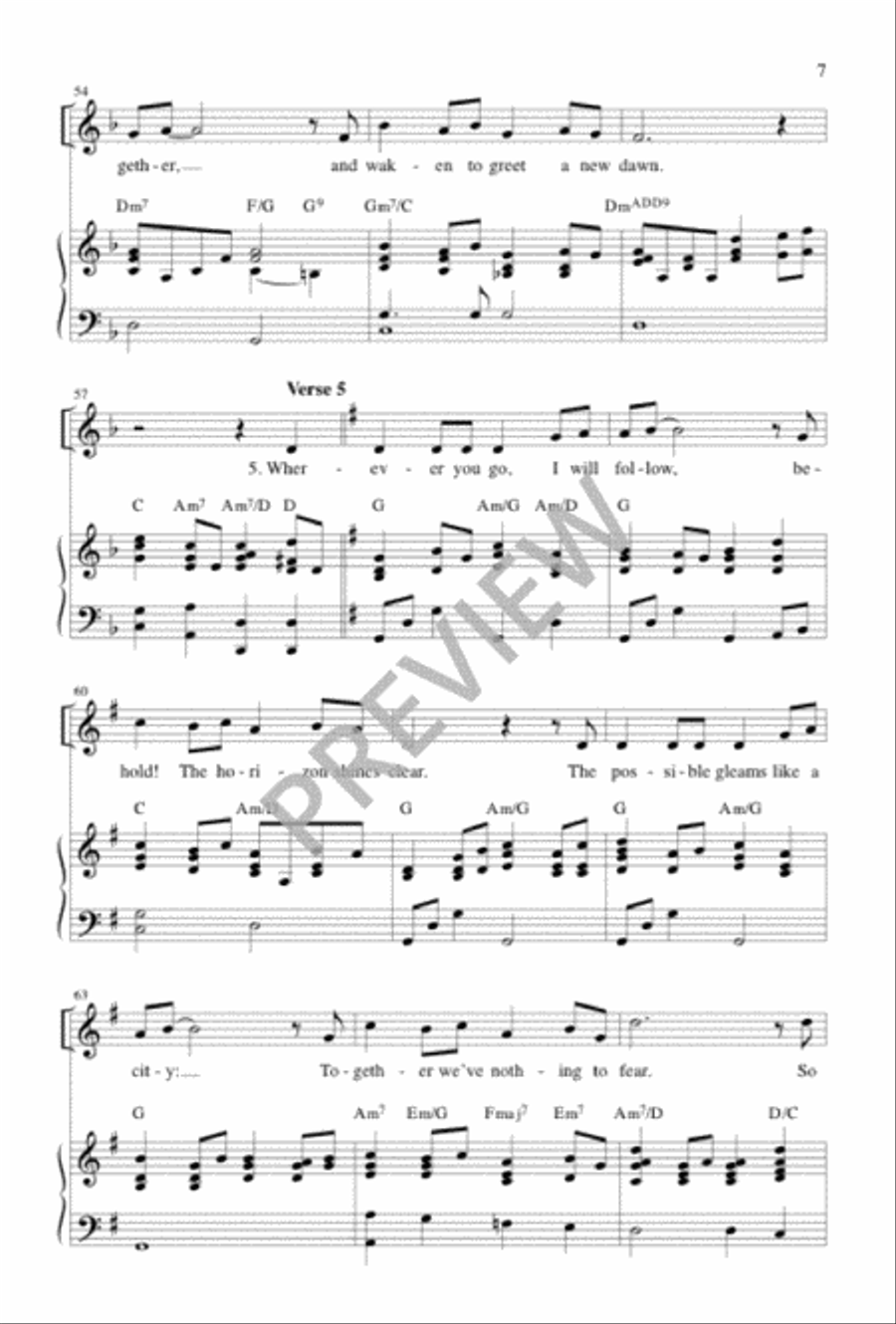 Covenant Hymn Covenant Hymn Unison Choir scores gallery preview page 8