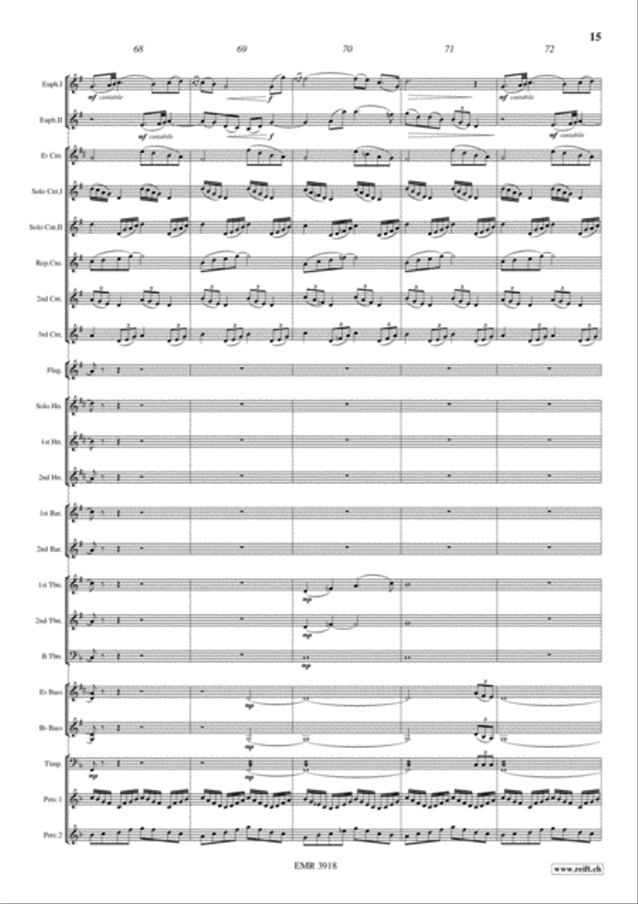 Celtic Folk Celtic Folk Brass Band scores gallery preview page 15