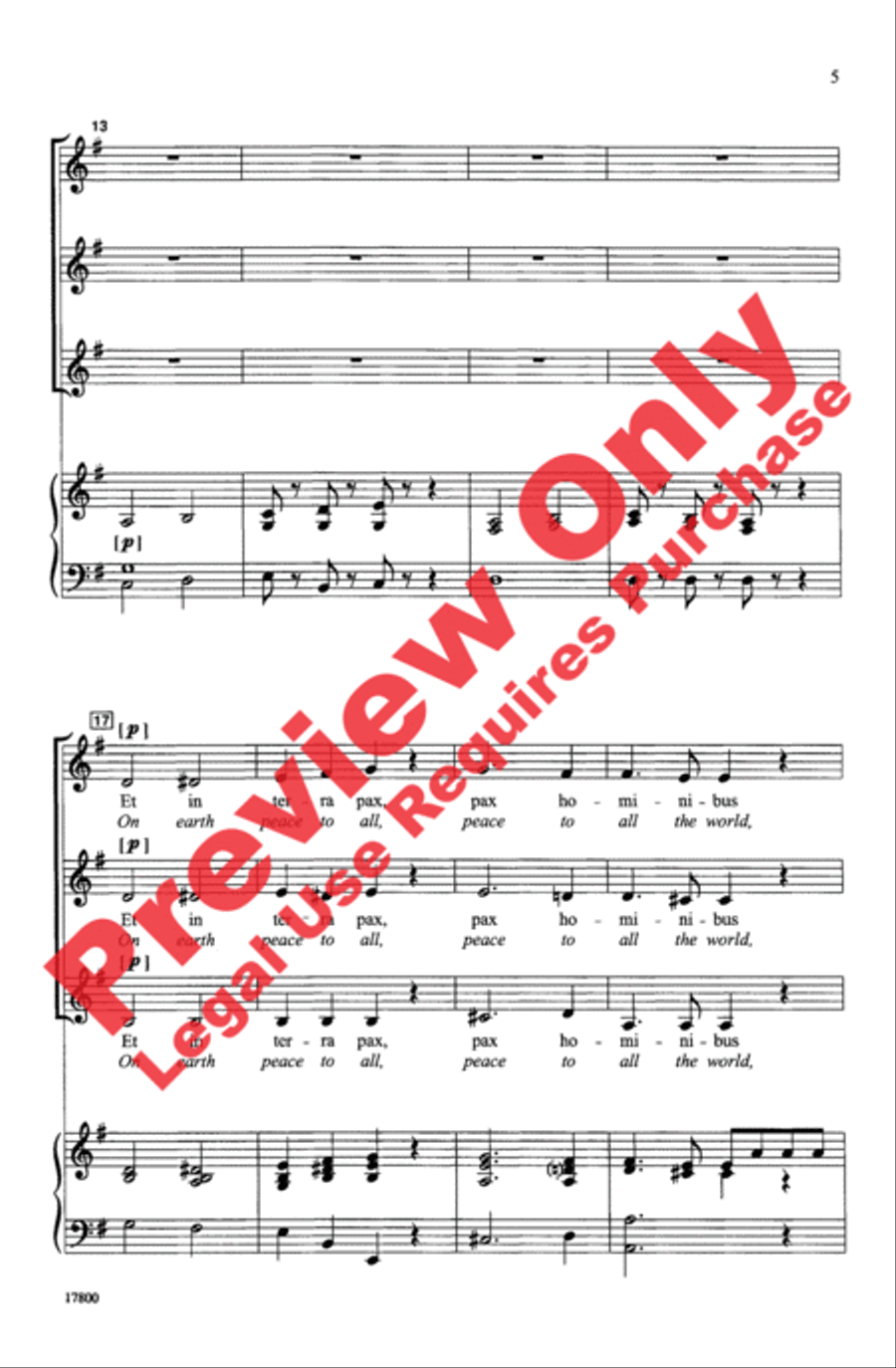 Gloria Women's Choir scores gallery preview page 5