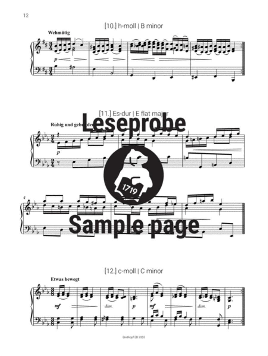 Little Cadences, Canons and Preludes for Pianoforte Piano Solo scores gallery preview page 5