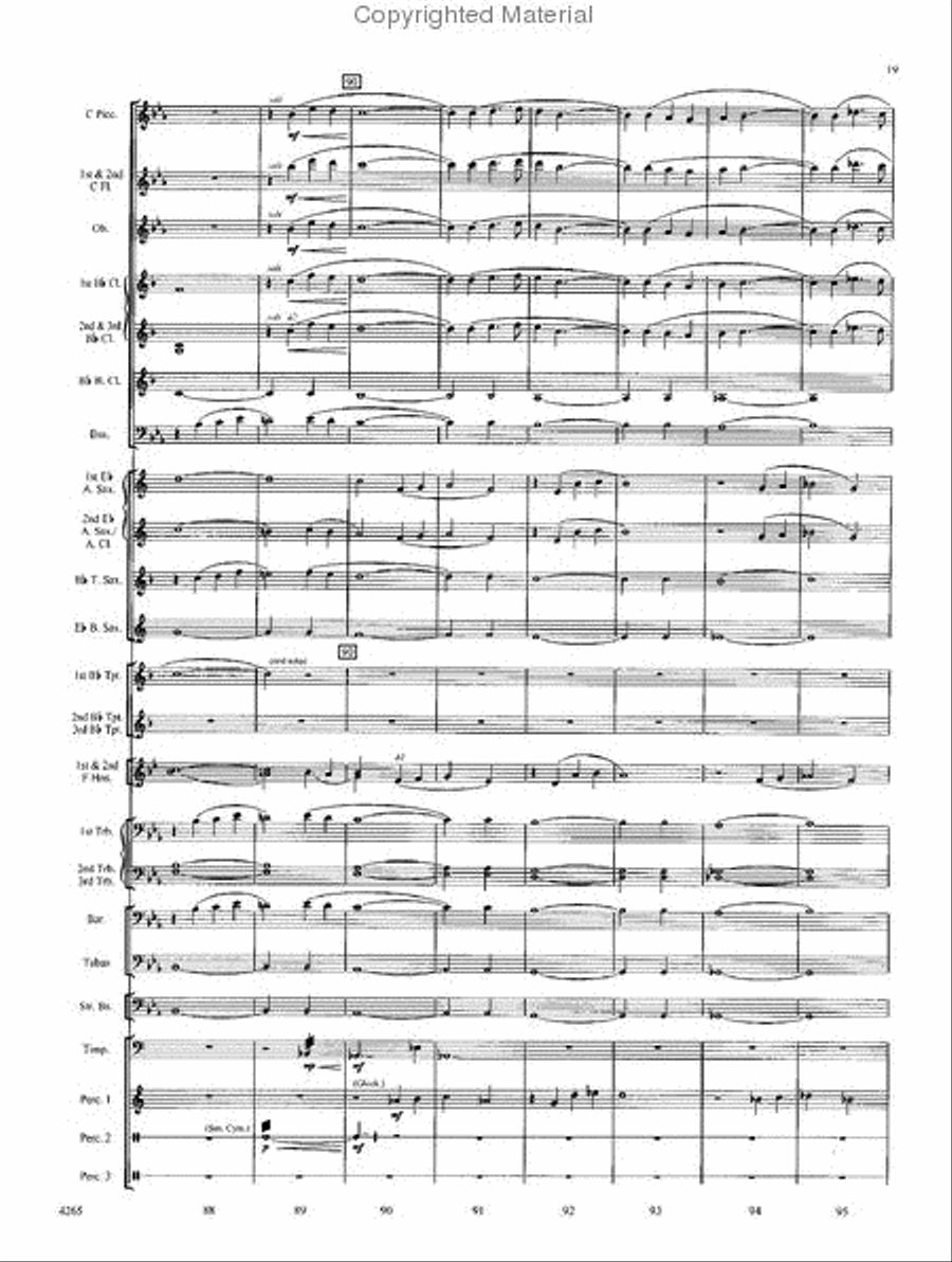 River of Life Concert Band scores gallery preview page 18