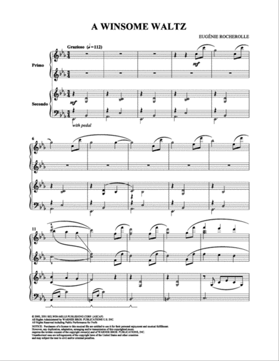 Book cover for A Winsome Waltz