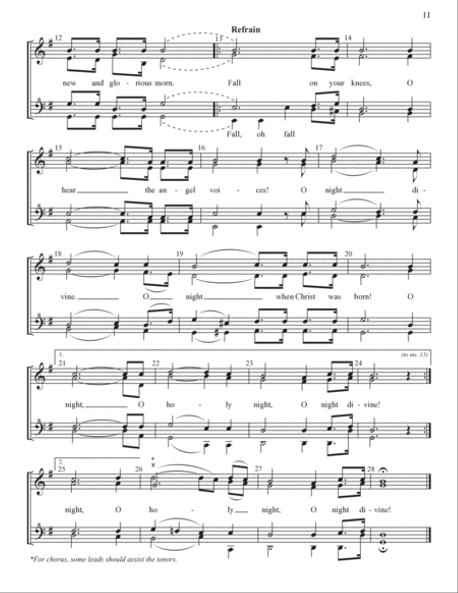 Yuletide Favorites (Volume I) SSAA scores gallery preview page 11