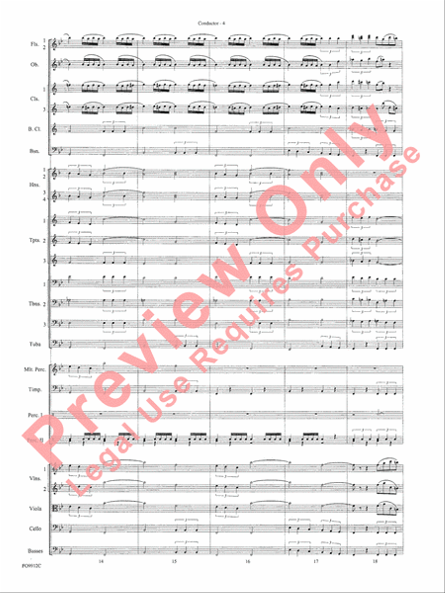 Selections from Star Wars: Episode I The Phantom Menace Full Orchestra scores gallery preview page 6