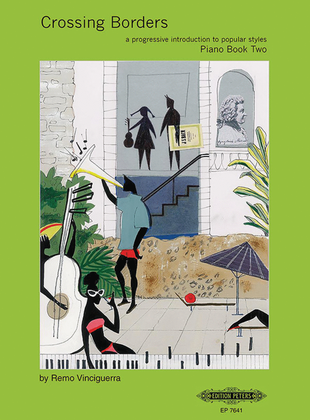 Book cover for Crossing Borders for Piano, Book 2