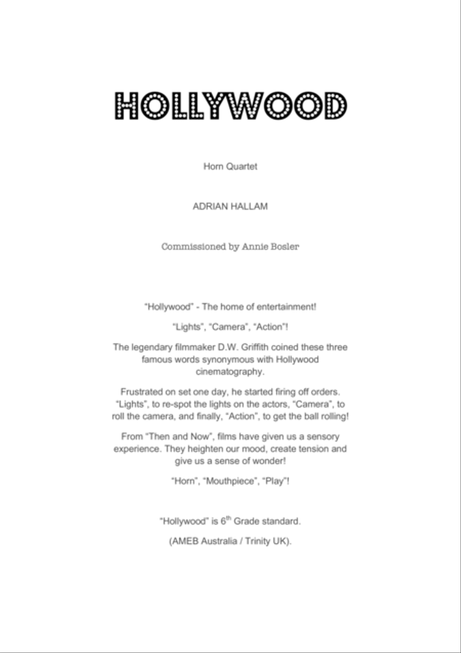 Hollywood Brass Ensemble scores gallery preview page 2