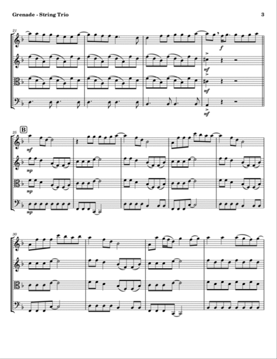 Grenade String Trio scores gallery preview page 3