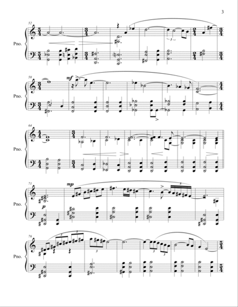 Berkshire Preludes Piano Solo scores gallery preview page 4