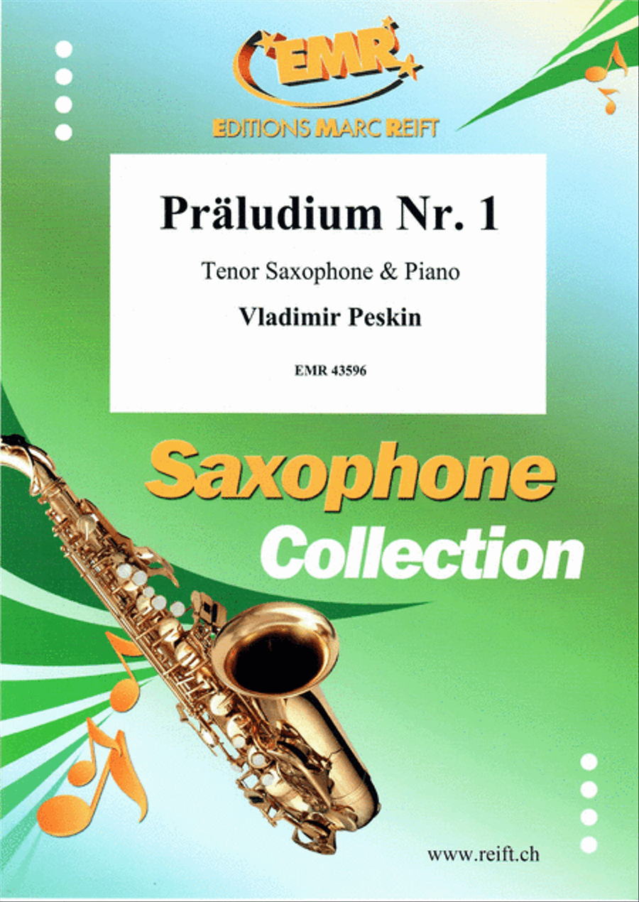 Praludium No. 1 Tenor Saxophone scores gallery preview page 1