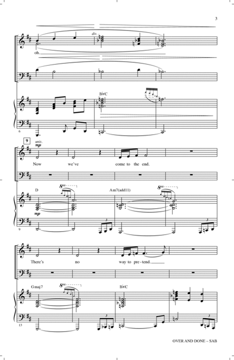 Over And Done (from Schmigadoon!) (arr. Mac Huff)