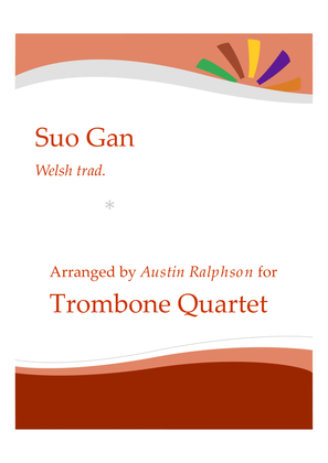 Book cover for Suo Gan - trombone quartet