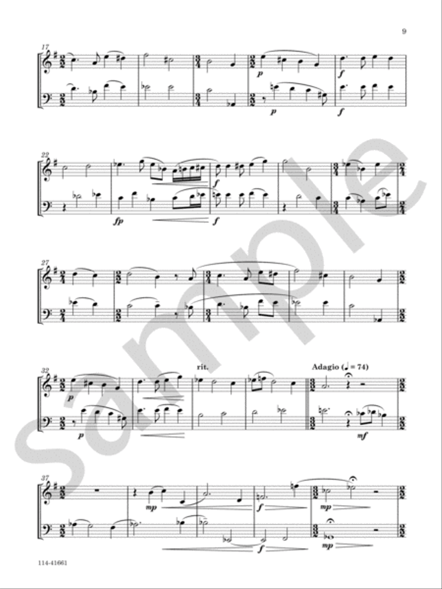 Two By Two Chamber Music scores gallery preview page 6