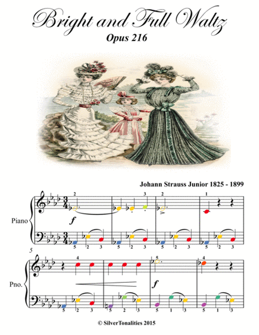 The Enchanted World of Viennese Waltzes for Easiest Piano Booklet E
