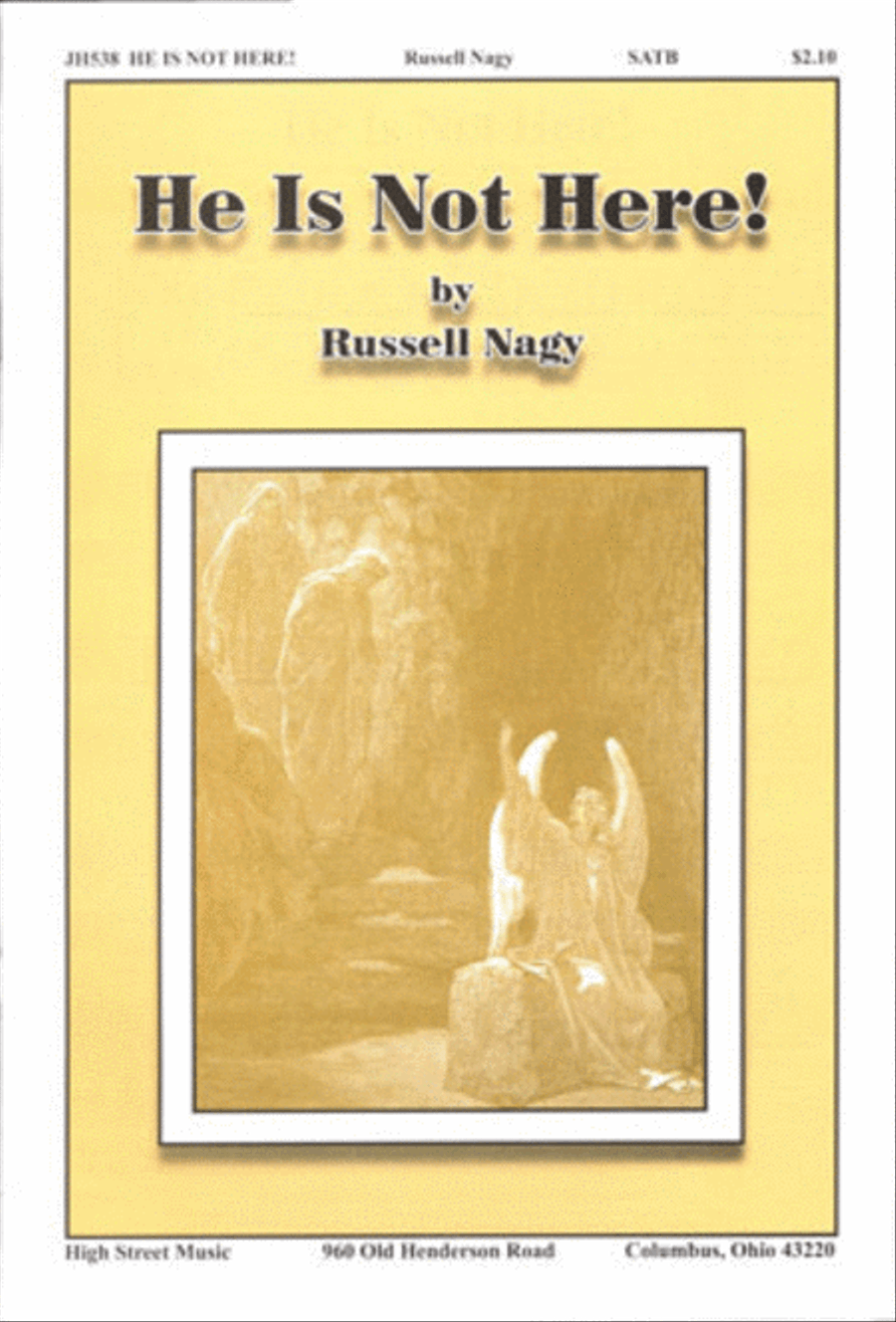 He Is Not Here! 4-Part scores gallery preview page 1